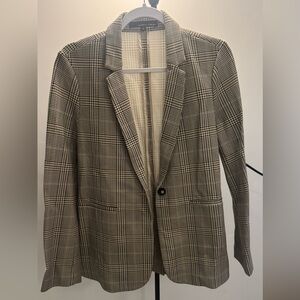 Classic Checkered Women’s Blazer